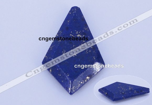 CGC53 21*31mm rhombus natural lapis lazuli gemstone cabochons