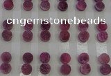 CGC97 10mm flat round druzy quartz cabochons wholesale