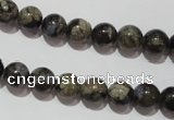 CGE102 15.5 inches 8mm round glaucophane gemstone beads