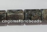 CGE120 15.5 inches 15*20mm tube glaucophane gemstone beads