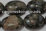 CGE135 15.5 inches 18*25mm oval glaucophane gemstone beads