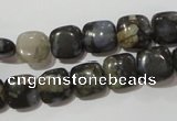 CGE151 15.5 inches 10*10mm square glaucophane gemstone beads