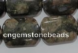 CGE165 15.5 inches 18*25mm rectangle glaucophane gemstone beads