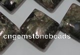 CGE172 15.5 inches 20*20mm diamond glaucophane gemstone beads