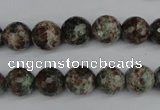 CGG03 15.5 inches 10mm faceted round ghost gemstone beads wholesale