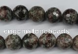 CGG04 15.5 inches 12mm faceted round ghost gemstone beads wholesale