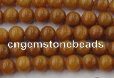 CGJ301 15.5 inches 6mm round goldstone jade beads wholesale