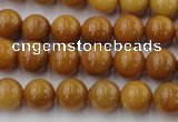 CGJ302 15.5 inches 8mm round goldstone jade beads wholesale