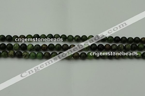 CGJ401 15.5 inches 6mm round green jade beads wholesale