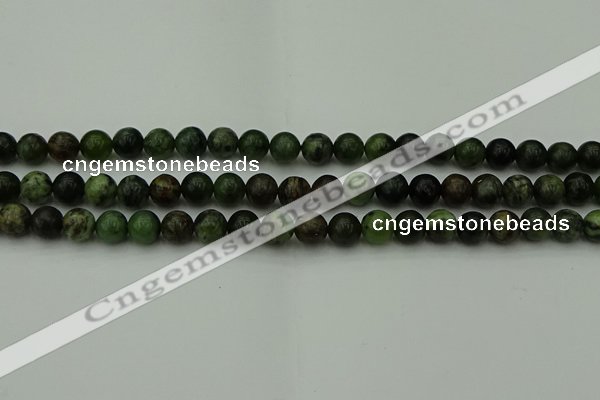 CGJ402 15.5 inches 8mm round green jade beads wholesale