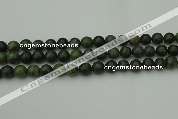 CGJ403 15.5 inches 10mm round green jade beads wholesale