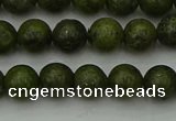 CGJ451 15.5 inches 6mm round green jasper beads wholesale