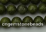 CGJ453 15.5 inches 10mm round green jasper beads wholesale