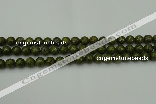 CGJ453 15.5 inches 10mm round green jasper beads wholesale