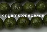 CGJ454 15.5 inches 12mm round green jasper beads wholesale