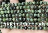 CGJ501 15.5 inches 6mm round green jade beads wholesale