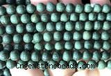 CGJ531 15 inches 6mm round green jasper beads wholesale