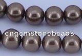 CGL100 5PCS 16 inches 20mm round dyed plastic pearl beads wholesale