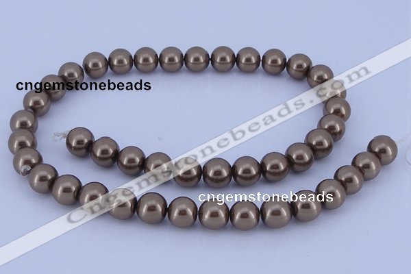 CGL101 2PCS 16 inches 25mm round dyed plastic pearl beads wholesale