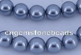 CGL191 2PCS 16 inches 25mm round dyed plastic pearl beads wholesale