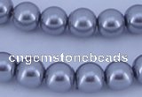CGL199 5PCS 16 inches 18mm round dyed plastic pearl beads wholesale