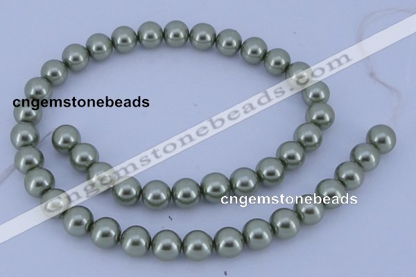 CGL209 5PCS 16 inches 18mm round dyed plastic pearl beads wholesale