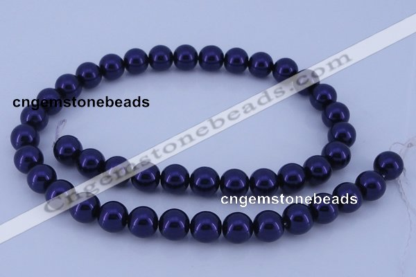 CGL280 5PCS 16 inches 20mm round dyed plastic pearl beads wholesale