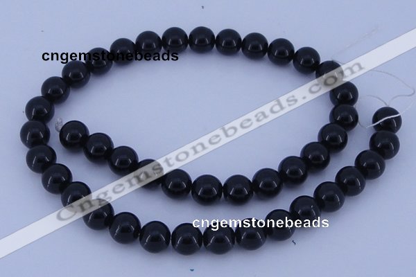 CGL282 10PCS 16 inches 4mm round dyed glass pearl beads wholesale