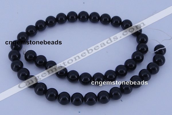 CGL283 10PCS 16 inches 6mm round dyed glass pearl beads wholesale