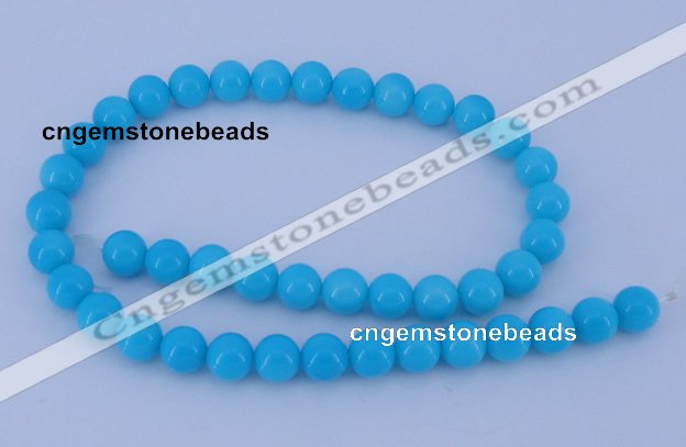 CGL824 10PCS 16 inches 4mm round heated glass pearl beads wholesale