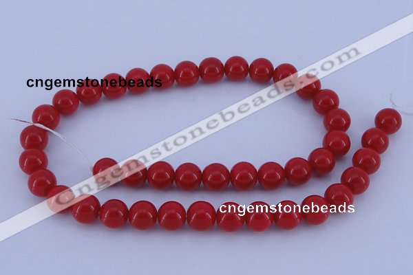 CGL850 10PCS 16 inches 8mm round heated glass pearl beads wholesale