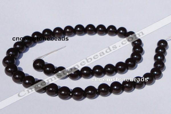 CGL898 10PCS 16 inches 8mm round heated glass pearl beads wholesale