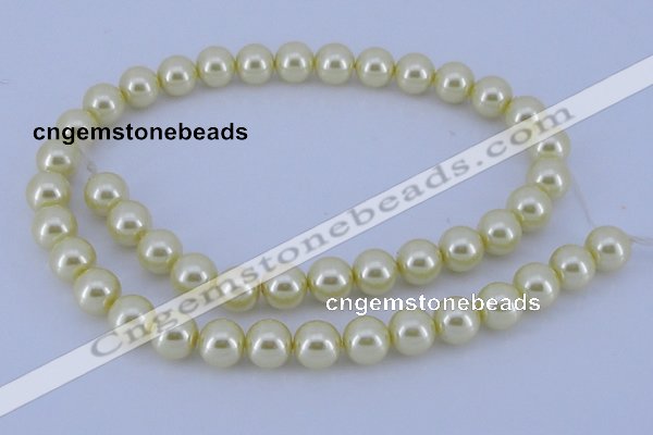 CGL90 5PCS 16 inches 20mm round dyed plastic pearl beads wholesale