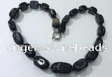 CGN110 20 inches 10*15mm - 20*30mm nuggets agate gemstone necklaces