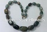 CGN126 22 inches 10*14mm - 20*30mm nuggets Indian agate necklaces
