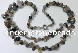 CGN540 27 inches fashion agate gemstone beaded necklaces