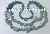 CGN544 27 inches fashion mixed gemstone beaded necklaces