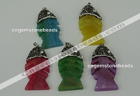 CGP138 25*48mm fishbone agate gemstone pendants wholesale
