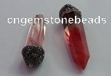 CGP1524 20*65mm - 25*80mm sticks cherry quartz gemstone pendants