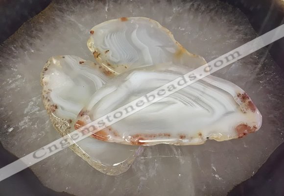 CGP2000 35*65mm - 65*100mm freeform agate slab pendants