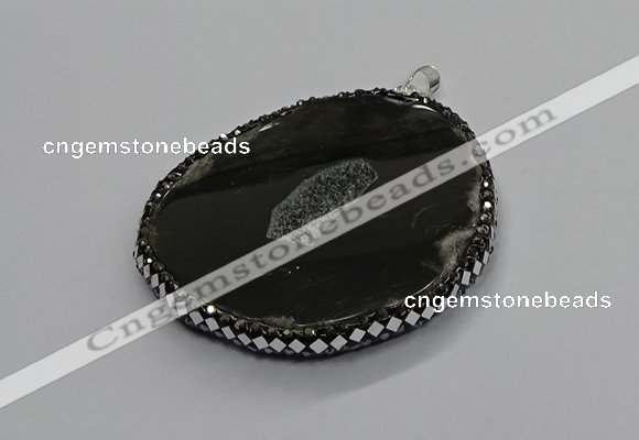 CGP3035 35*65mm - 45*60mm freeform agate gemstone pendants