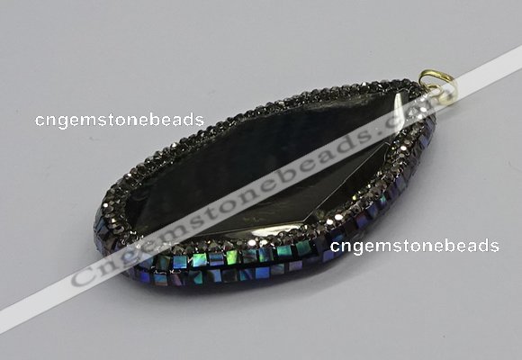CGP3062 40*65mm - 45*70mm freeform agate gemstone pendants