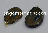 CGP3142 35*55mm - 40*60mm freeform opal gemstone pendants