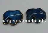 CGP3174 50*55mm elephant agate gemstone pendants wholesale