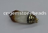 CGP3206 25*45mm - 28*50mm nuggets citrine gemstone pendants