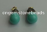 CGP324 15*25mm - 15*30mm teardrop pearl shell pendants wholesale