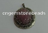 CGP359 35*55mm freeform crystal glass pendants wholesale