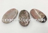 CGP3620 35*60mm oval rhodochrosite gemstone pendants