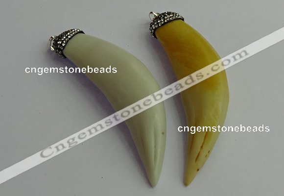 CGP391 20*85mm - 25*80mm horn bone pendants wholesale