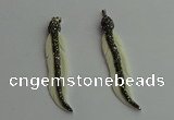 CGP401 12*70mm feather bone pendants wholesale